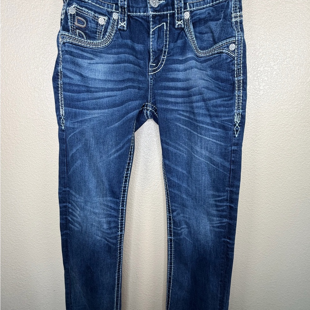Rock Revival Indigo Blue Straight legโ Jeans